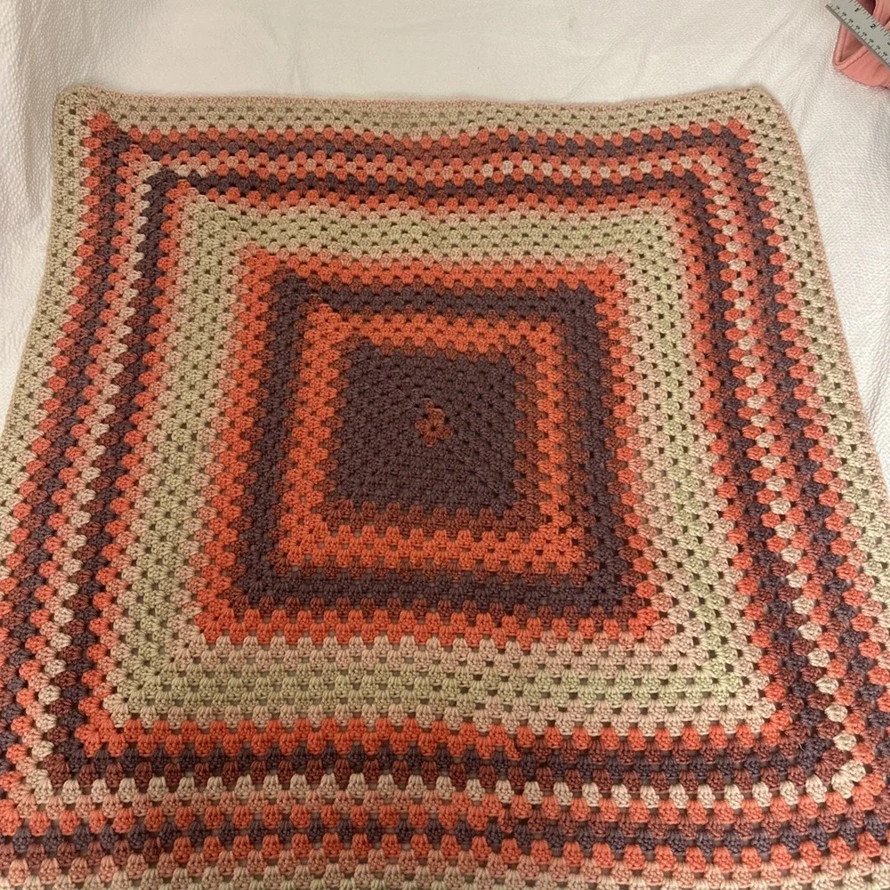 granny square crochet afghan, Baby Blanket, Lap Blanket